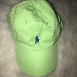 green polo hat